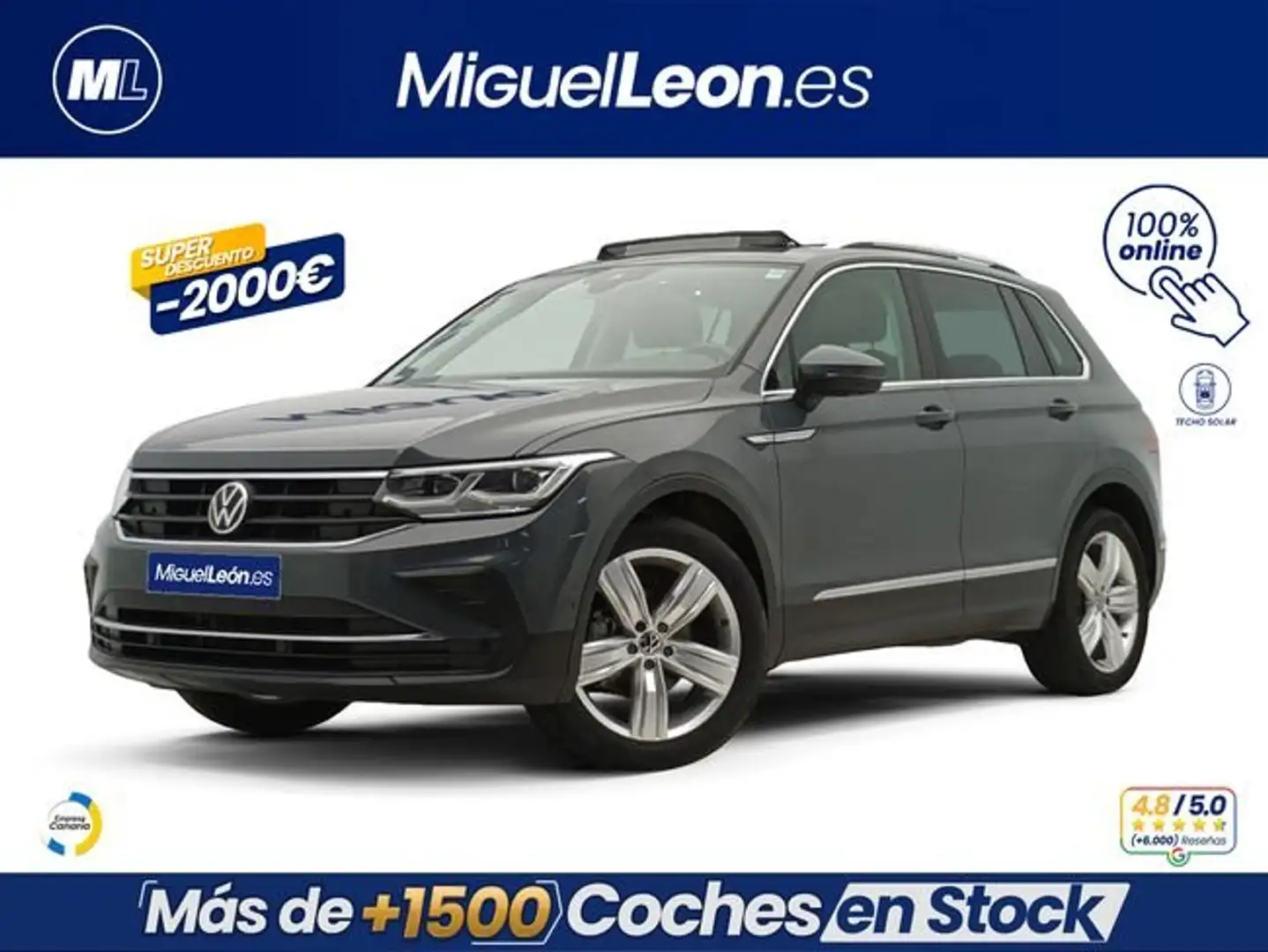 Volkswagen Tiguan Life 1.5 TSI 110kW (150CV) Gris - 1