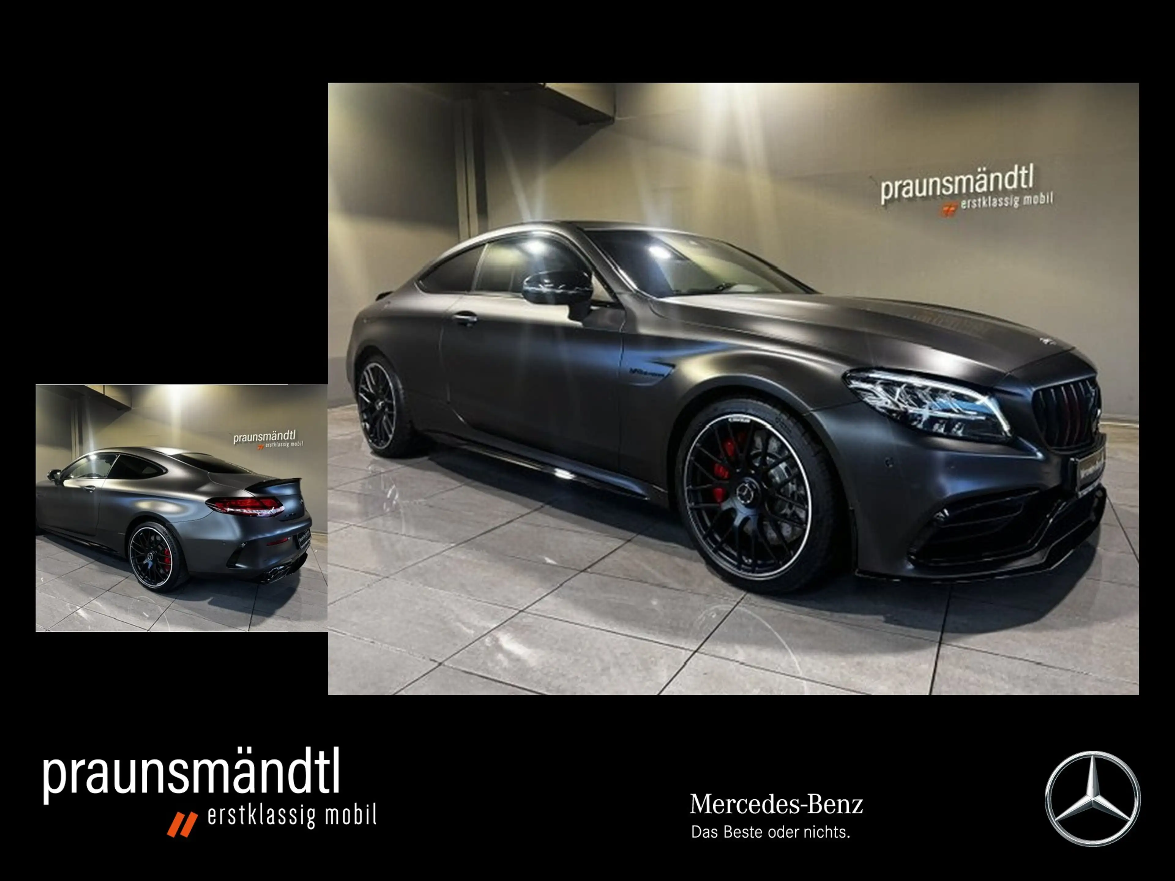 Mercedes-Benz C 63 AMG C 63 S Cp. Night Distr/Pano/Sound/Drivers/HeadUp