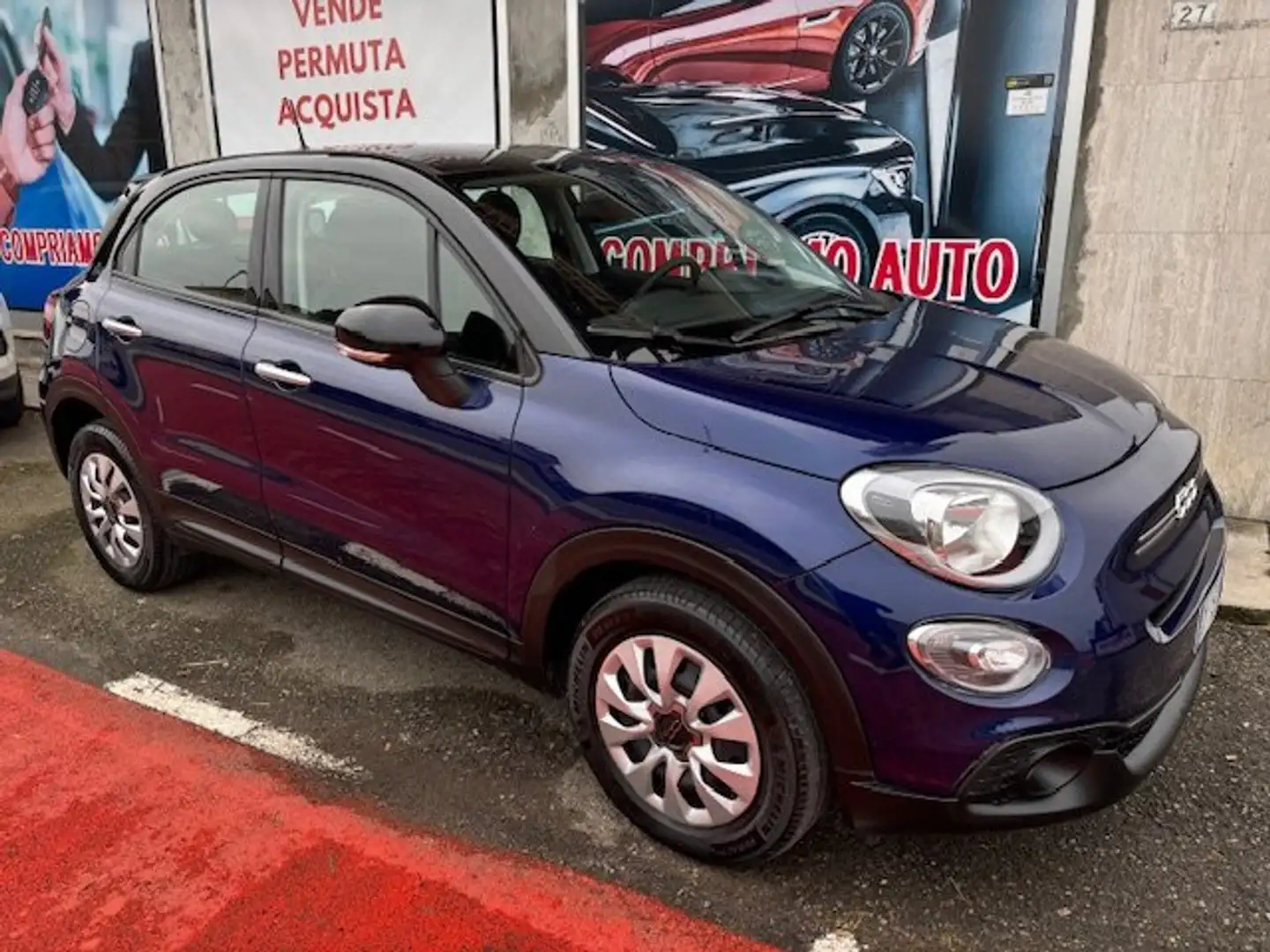 Fiat 500X 500X 1.3 mjet Club 95cv Bicolor OK NEOPATENTATI Bleu - 1