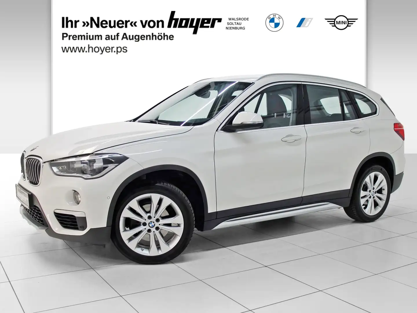 BMW X1 sDrive18d xLine LED RFK Navi Komfortzg. Shz Blanco - 1