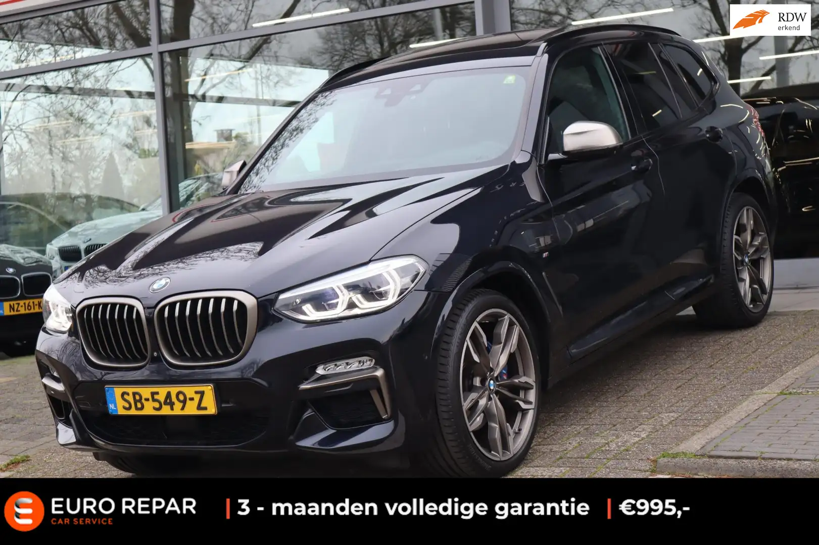 BMW X3 M40i xDrive High Executive PANO-DAK BTW AUTO! Zwart - 1