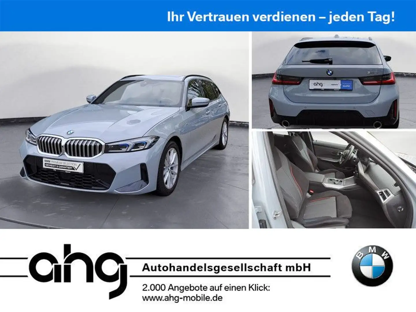 BMW 320 i Touring Auto M-Paket | Pano | Garantie Grau - 1
