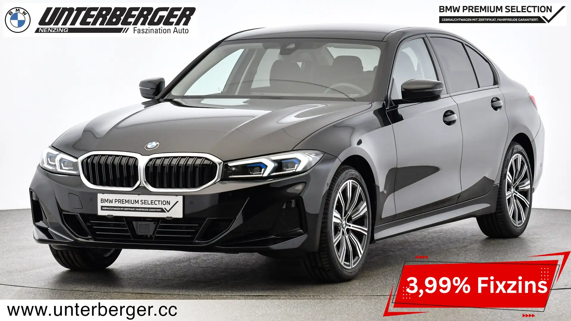 BMW 318 d DAB-Tuner // Komfortzugang // Sport-Lederlenkra Noir - 1