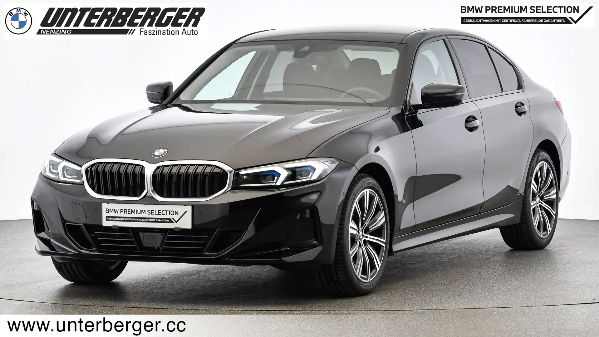 BMW 318 d DAB-Tuner // Komfortzugang //  Sport-Lederlenkra Schwarz - 1
