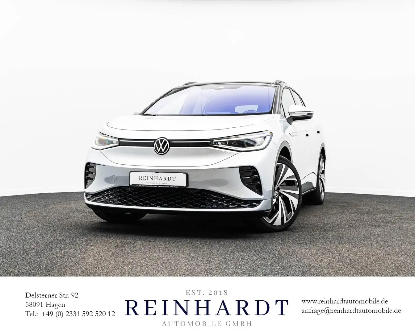 Volkswagen ID.4 GTX 4MOTION IQ-L/ACC/HuD/PANO/360°/WÄRMEP: Srebrny - 1