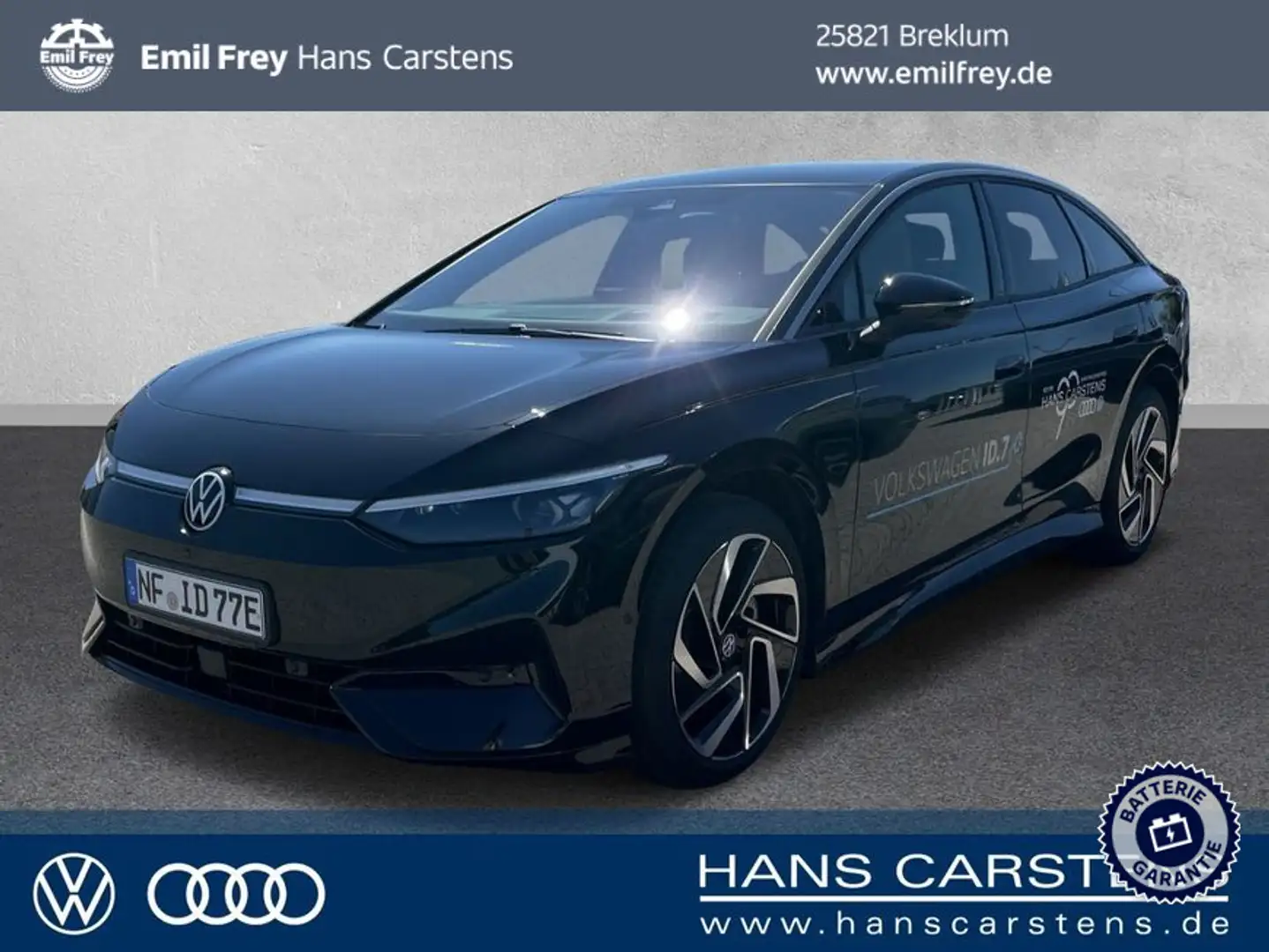 Volkswagen ID.7 Pro Panorama Rückfahrkam. Sitzheiz. hinten Чёрный - 1