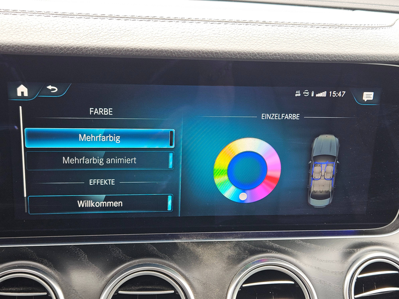 Mercedes-Benz E 220 E 220 d Avantgarde AMG Folie Original Grau Voll — photo 2
