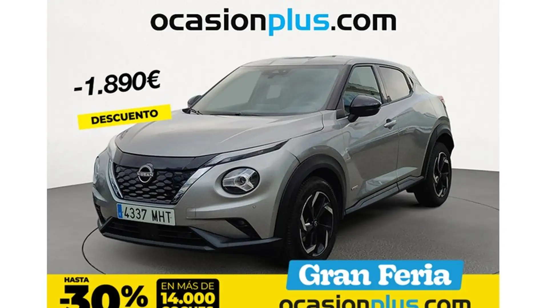 Nissan Juke 1.6 Hybrid N-Connecta Auto Plateado - 1