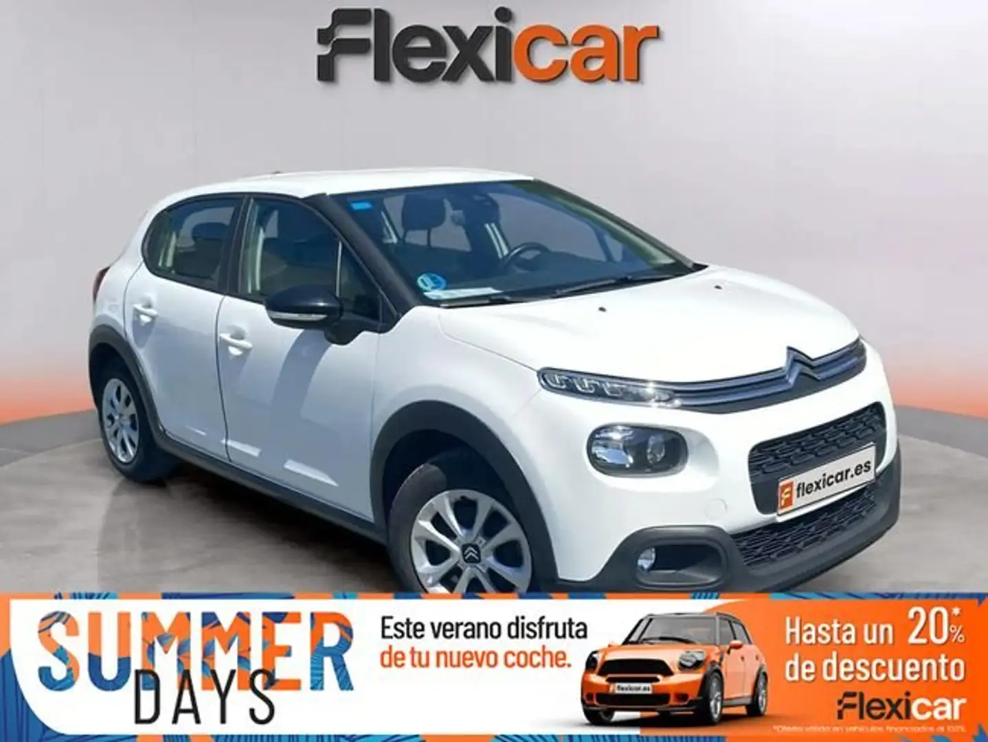 Citroen C3 PureTech+60KW+%2882CV%29+GLP+FEEL Blanc - 1