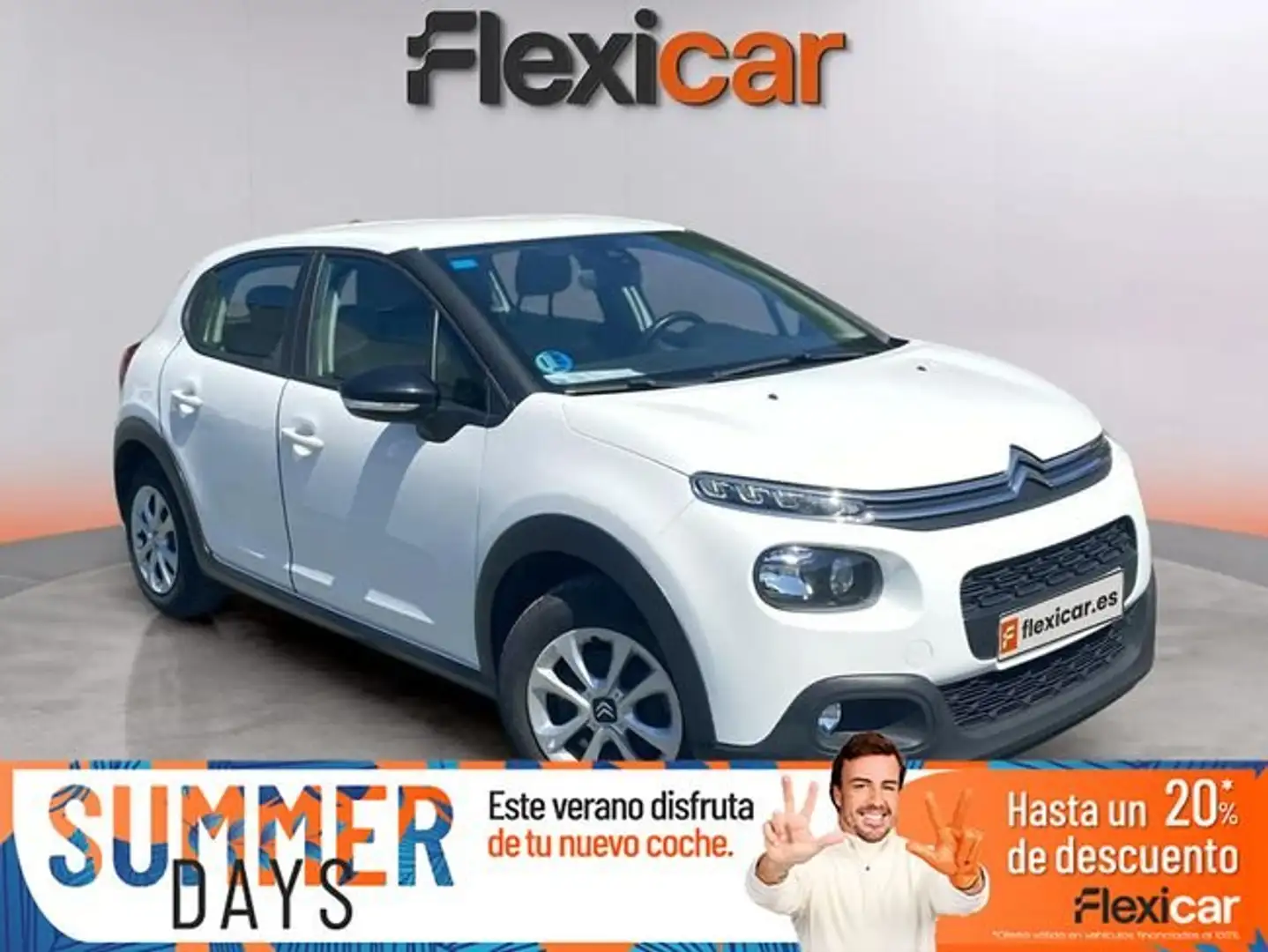 Citroen C3 PureTech+60KW+%2882CV%29+GLP+FEEL Blanco - 1