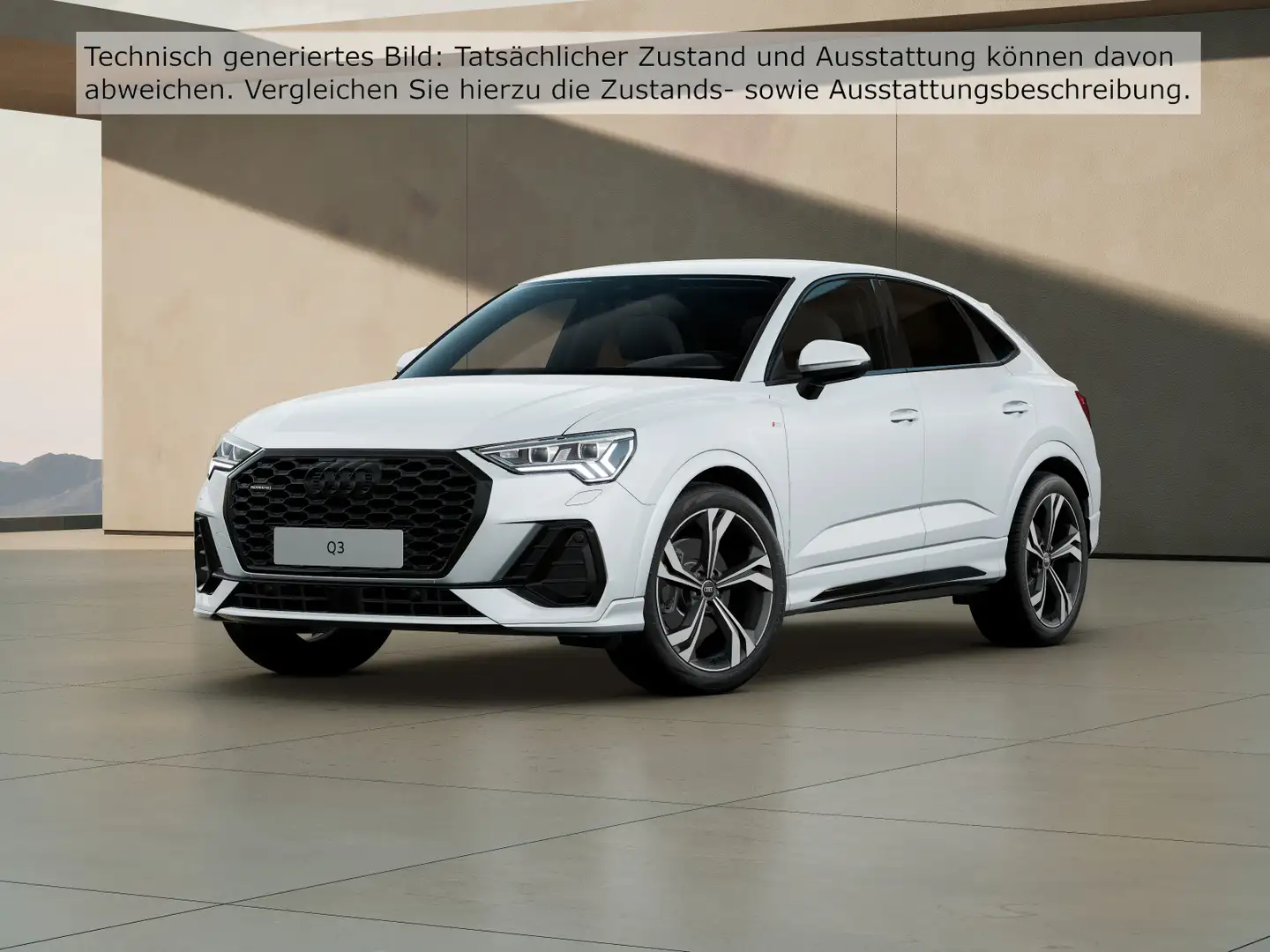 Audi Q3 S-Line 45TFSI quattro S-tronic/ RFK Weiß - 2