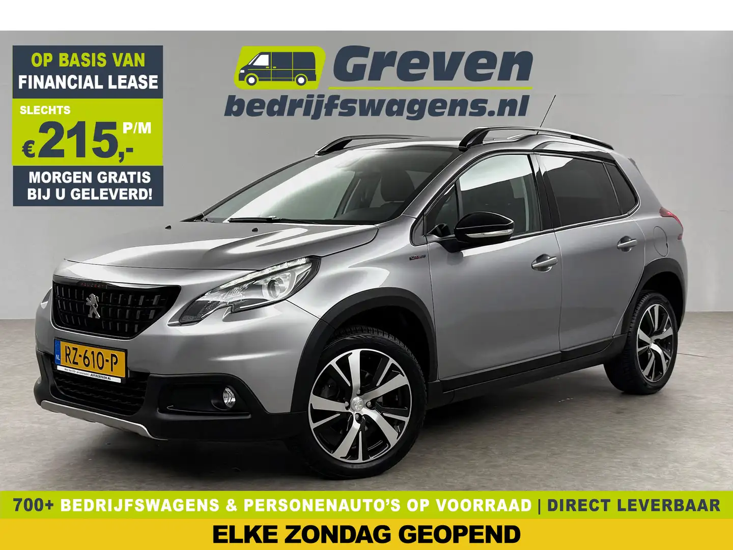 Peugeot 2008 1.2 110PK PureTech GT-Line Sfeerverl. Camera Carpl Gris - 1