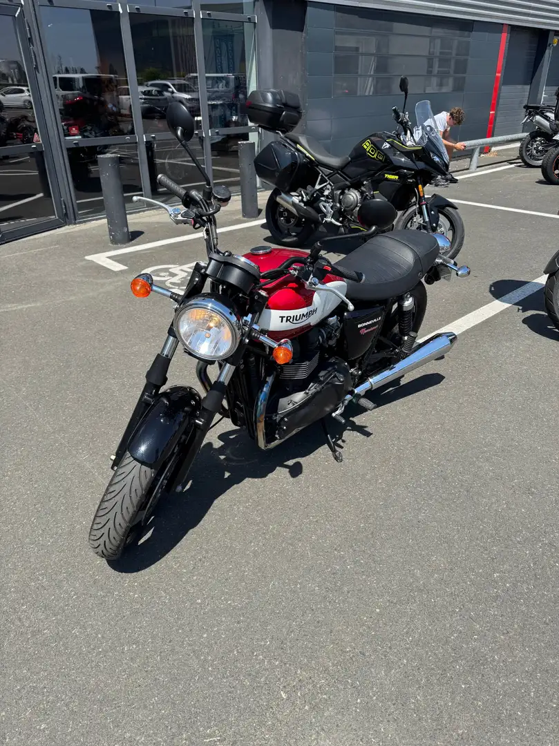Triumph Bonneville Newchurch Rouge - 2