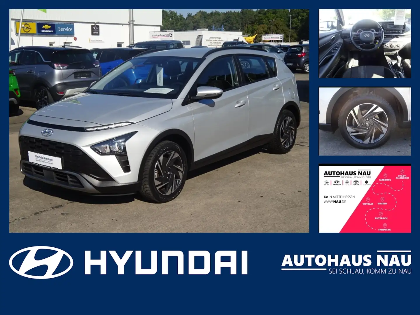 Hyundai BAYON 1.2 Select inkl. Big Deal! Argent - 1