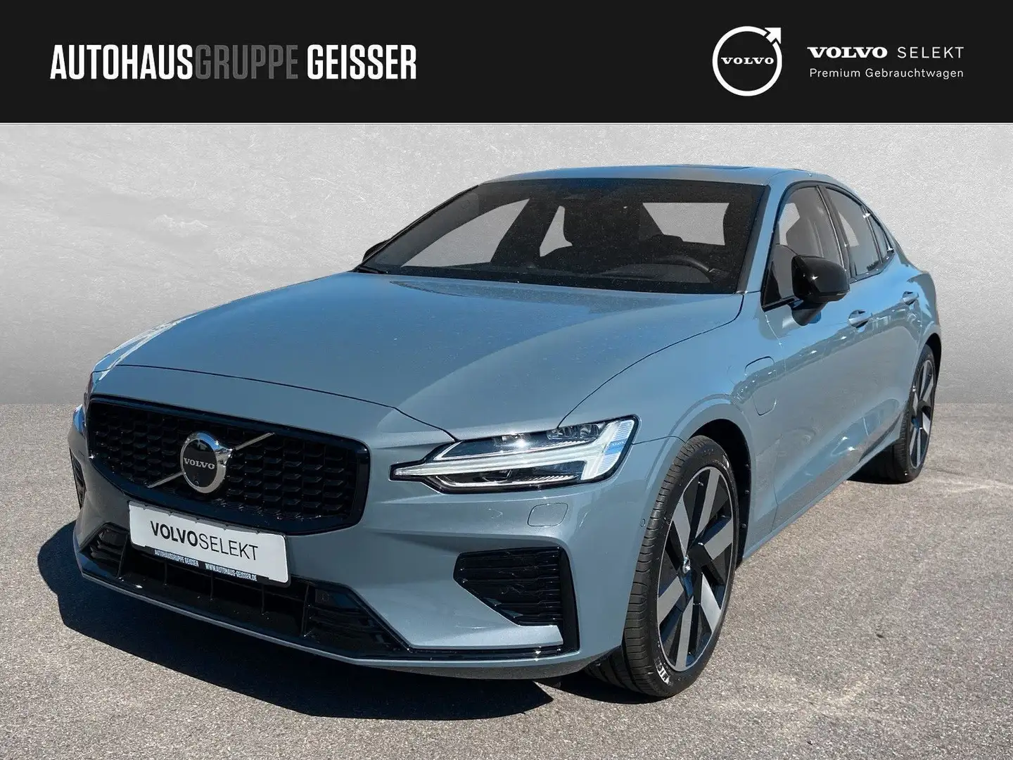 Volvo S60 T8 AWD Recharge Ultimate Dark ACC BLIS Gris - 1