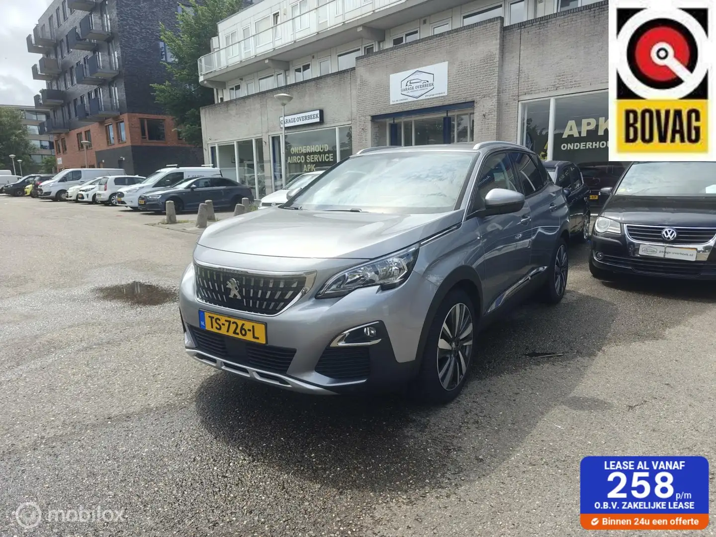 Peugeot 3008 1.2 ALLURE 2018 360 CAM/CRUISE/PDC/NAVI/TRKHAAK Grijs - 1