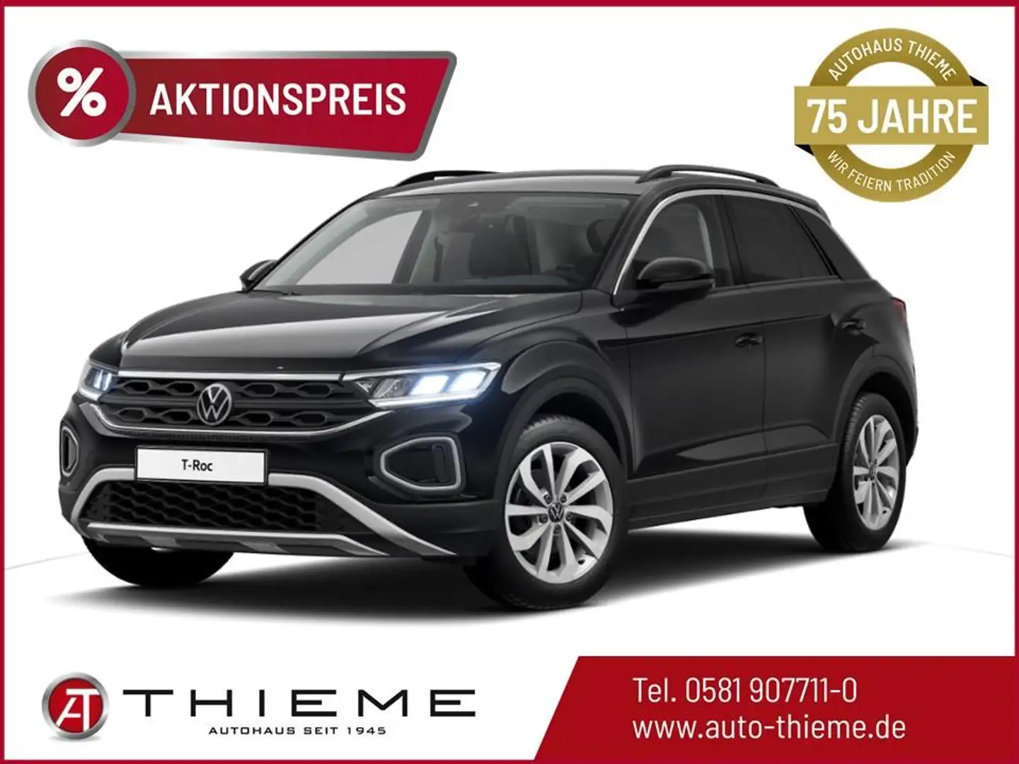 Volkswagen T-Roc Style 150 PS TDI DSG 4x4 - ACC/App/PDC/LED+/Cli... - 1