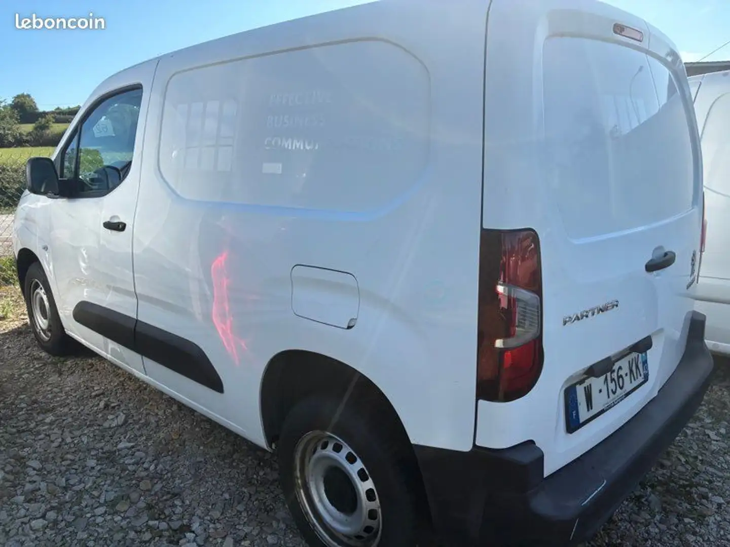 Peugeot Partner 100cv hdi 2019 2 places Blanc - 2