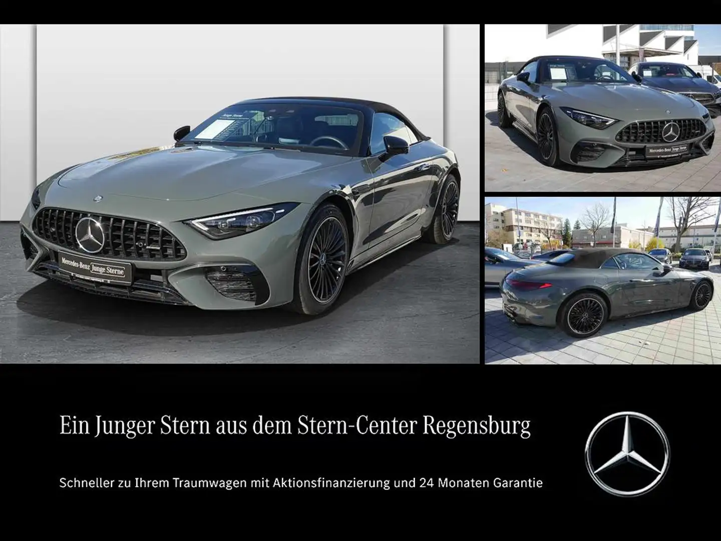 Mercedes-Benz SL 43 AMG V8-Styling-Paket+DISTRONIC+MEMORY+360° Gris - 1