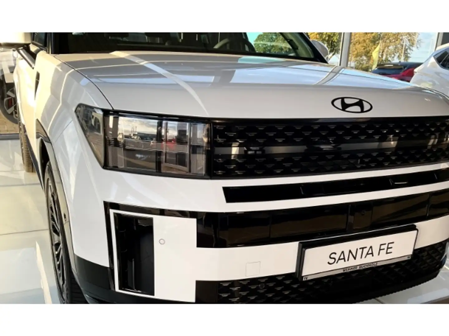 Hyundai SANTA FE 1.6 T-GDI Hybrid 158 kW 4WD Blackline EU6e Weiß - 2