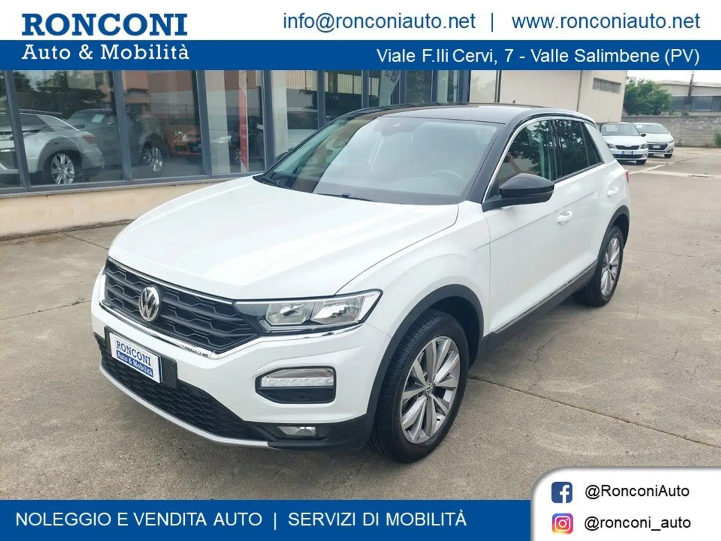 Volkswagen T-Roc 1.5 TSI ACT DSG Style BMT - PROMO Bianco - 1