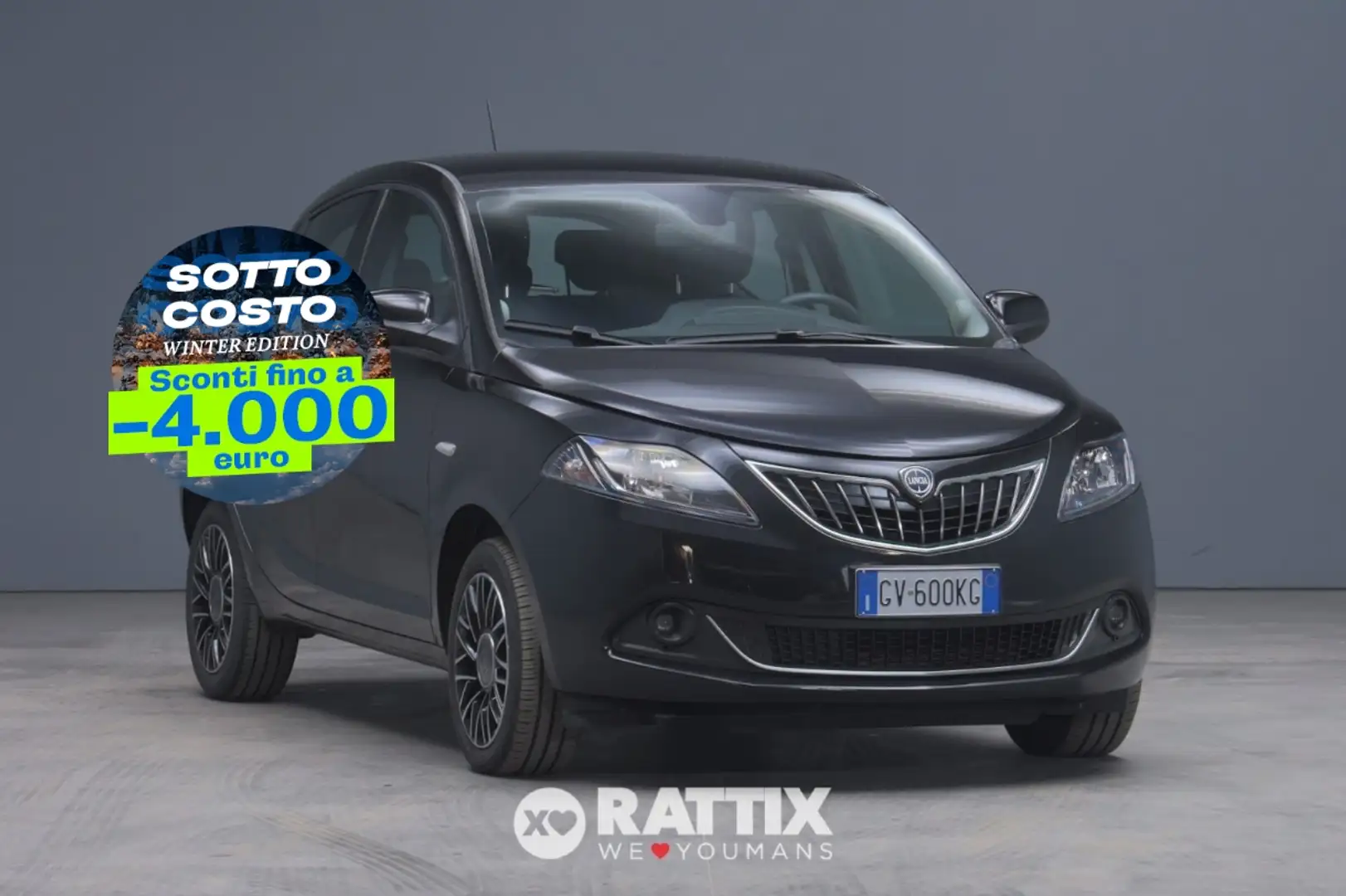 Lancia Ypsilon 1.0 Firefly Hybrid 70CV Platino Nero - 1