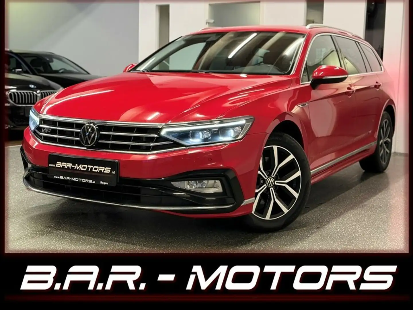 Volkswagen Passat *R-LINE*MATRIX*AHK*STHZ*ACC*LANE*VIRTUAL* Rot - 1