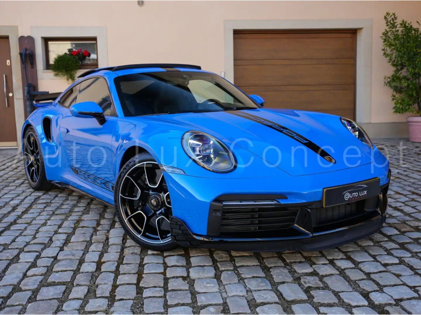 Porsche 992 911 Turbo S SportDesign/Lift/360°/Sitzbelüftung Bleu - 2