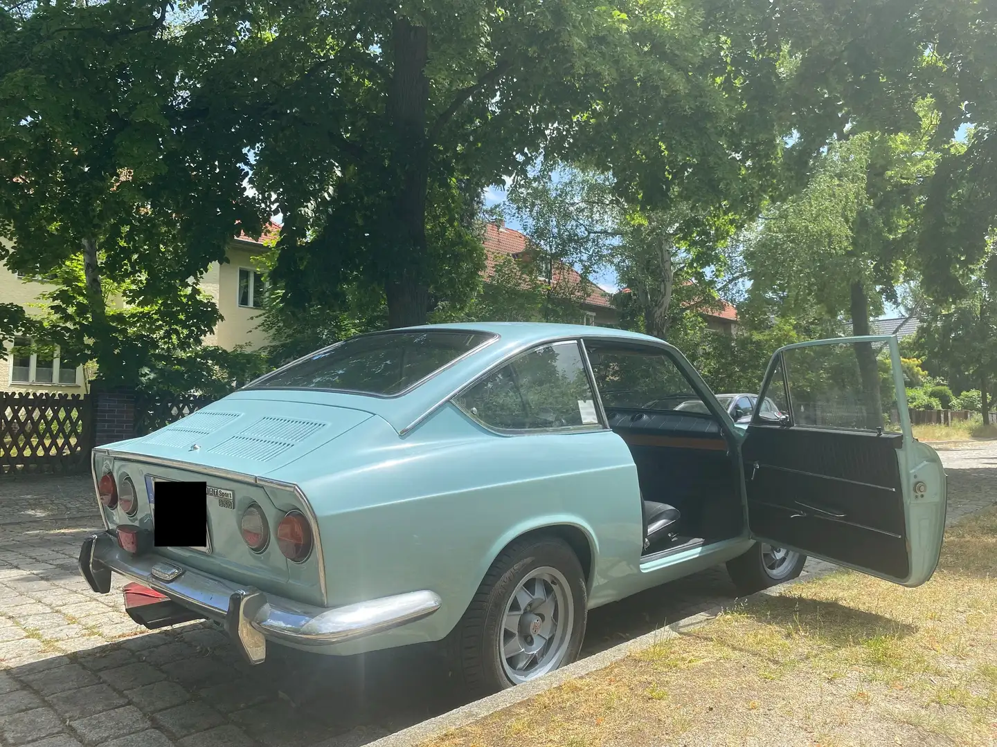 Fiat 850 Sport Coupe Blue - 1