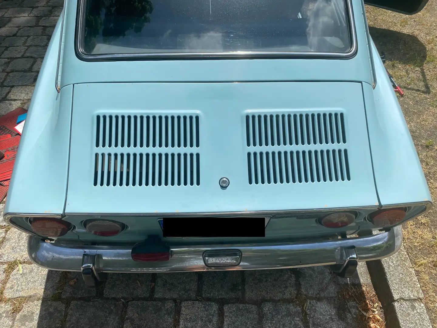 Fiat 850 Sport Coupe Albastru - 2