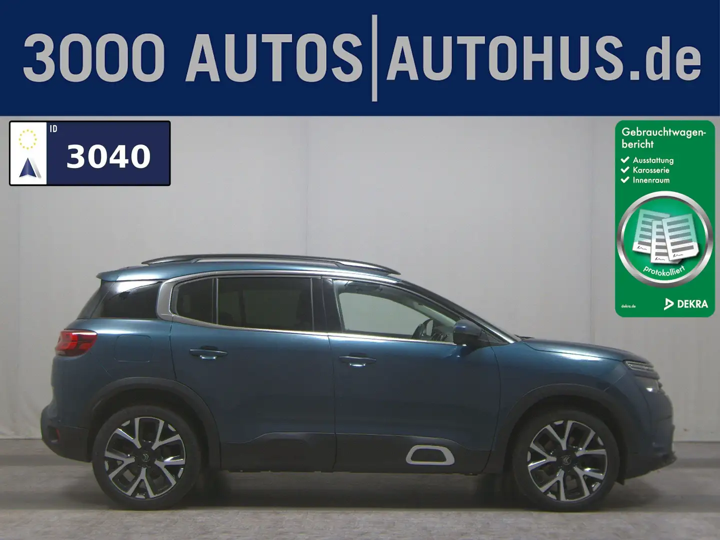 Citroen C5 Aircross 1.5 BlueHDi Navi Shz AHK Klima DAB+ Grün - 1