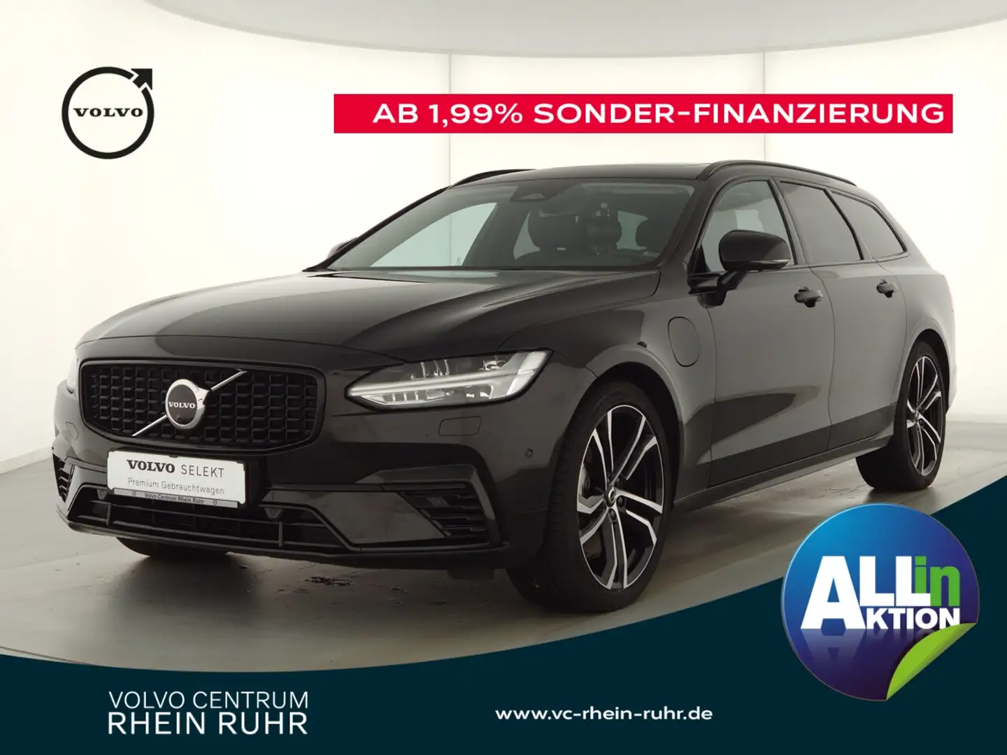 Volvo V90 T8 AWD Plus Dark+360Kam+Pano+LM20+Nappa+Luft Nero - 1