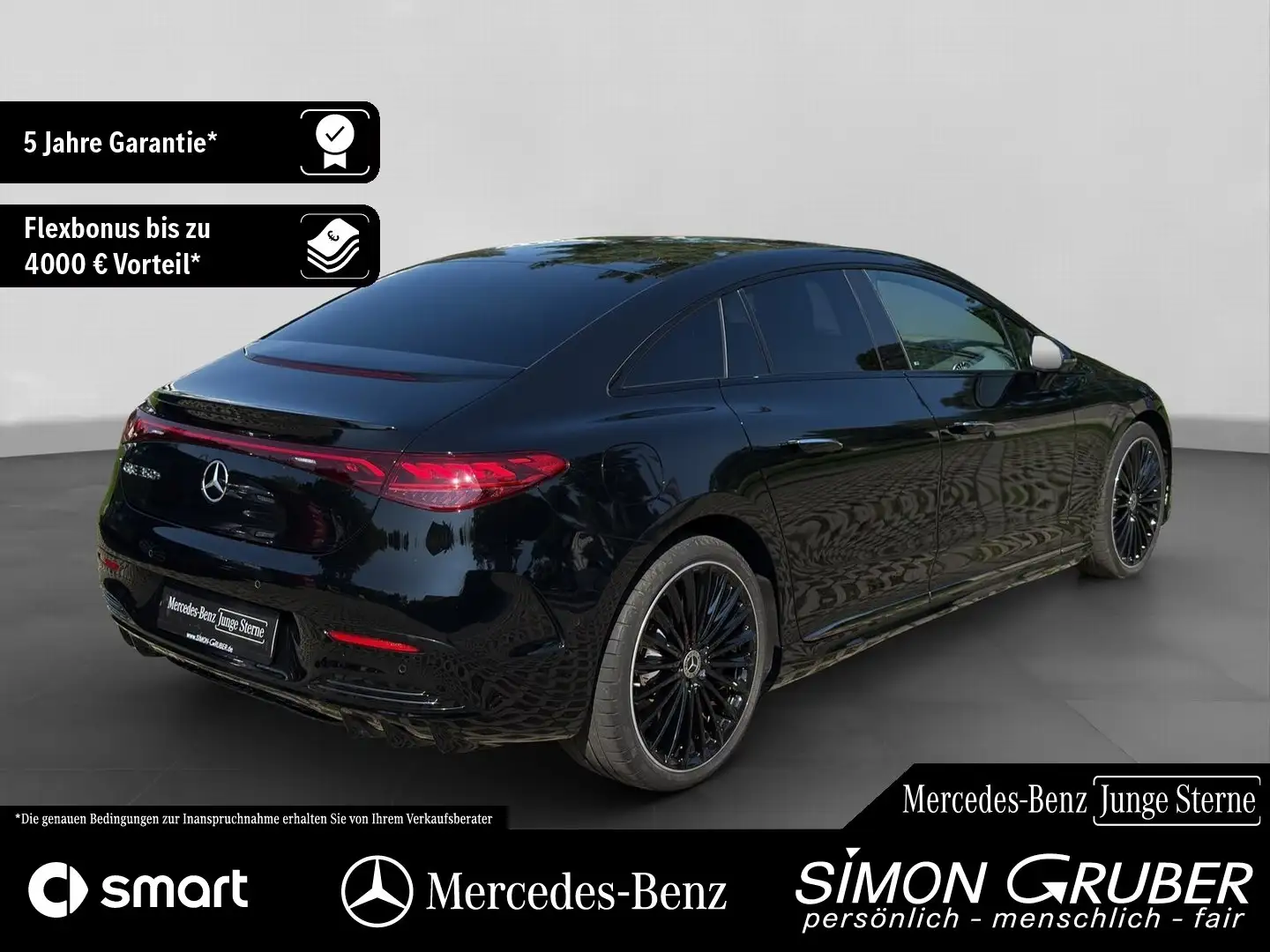 Mercedes-Benz EQE 350 + AMG Airmatic Pano HUD DigiLight Mod2025 Noir - 2