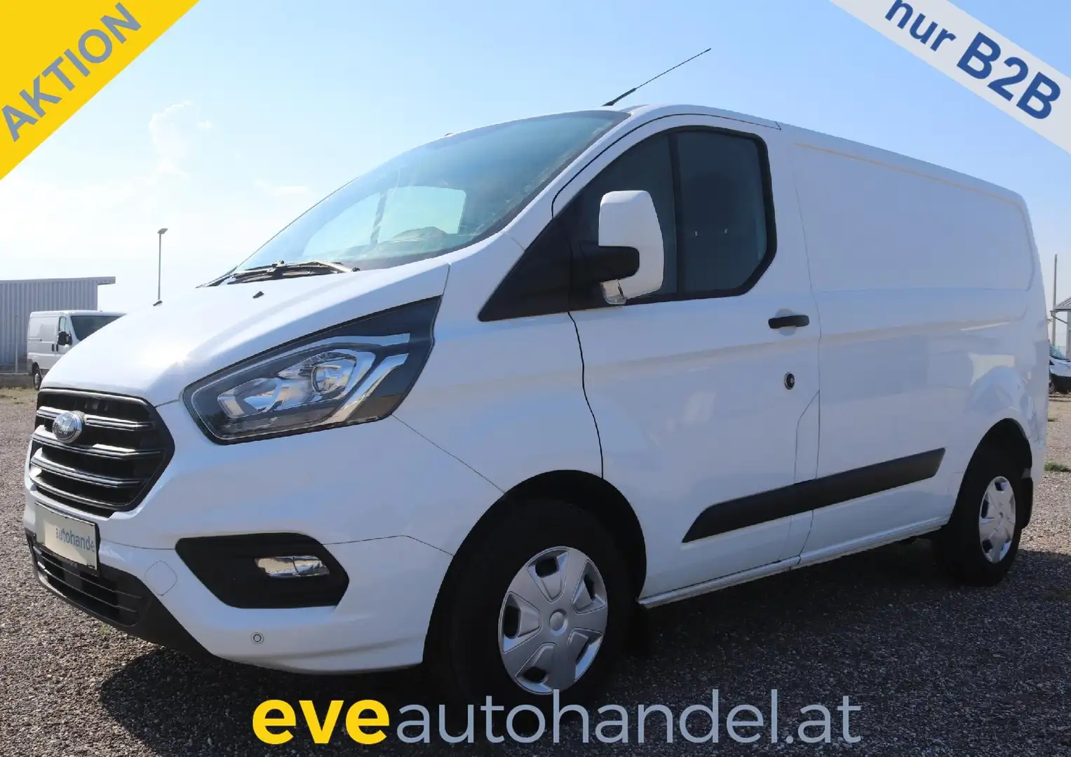 Ford Transit Custom L1H1 Kasten/€ 14.500,-netto/ TEL TEMP KLIMA Weiß - 1