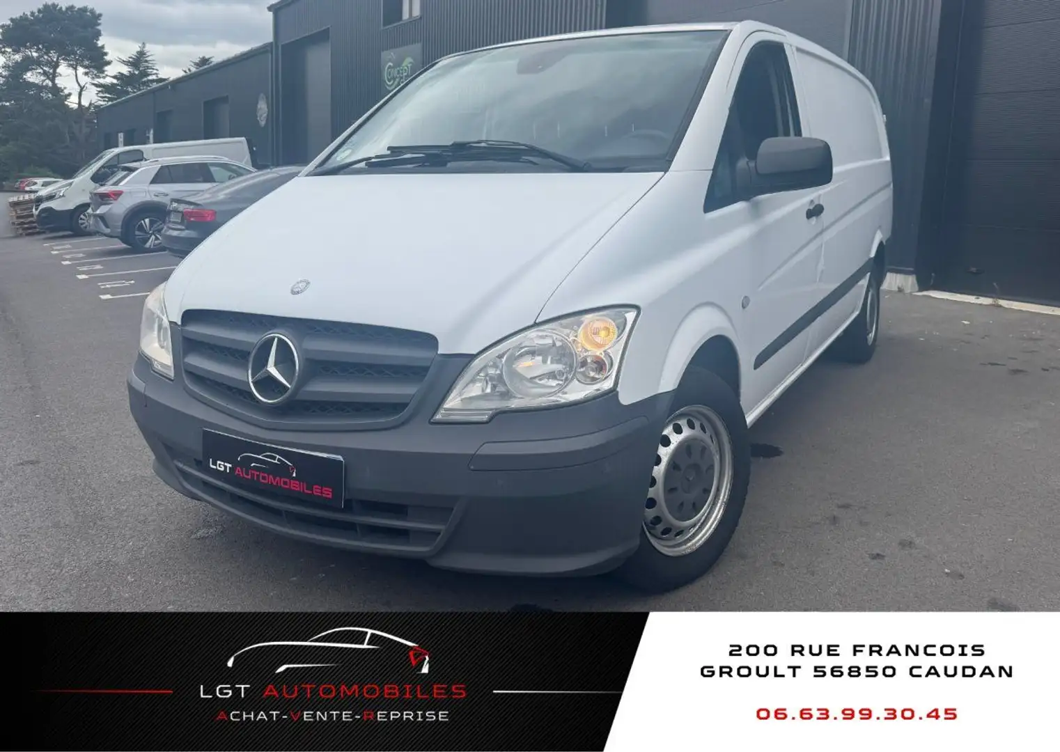 Mercedes-Benz Vito Phase 2 116 CDi 2.1 CDI 16V Fourgon long 163 cv Bo Bílá - 1