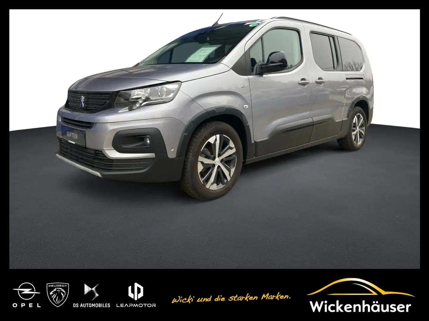 Peugeot Rifter 136 L2 GT Elektromotor Navi+2xKlima+Kam. Grau - 1