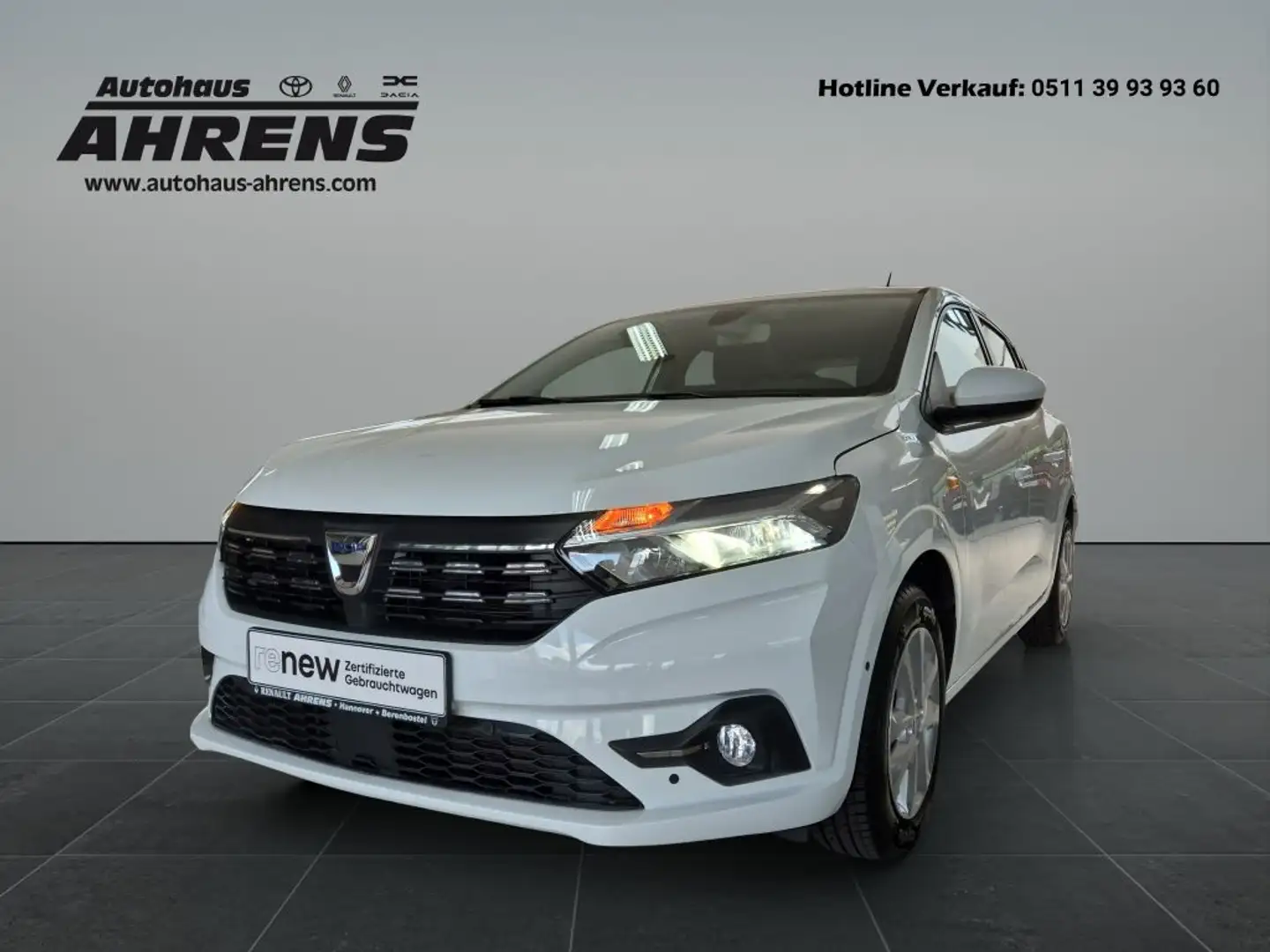 Dacia Sandero TCe100 ECO-G Comfort Kamera Allwetter Navi Blanc - 1