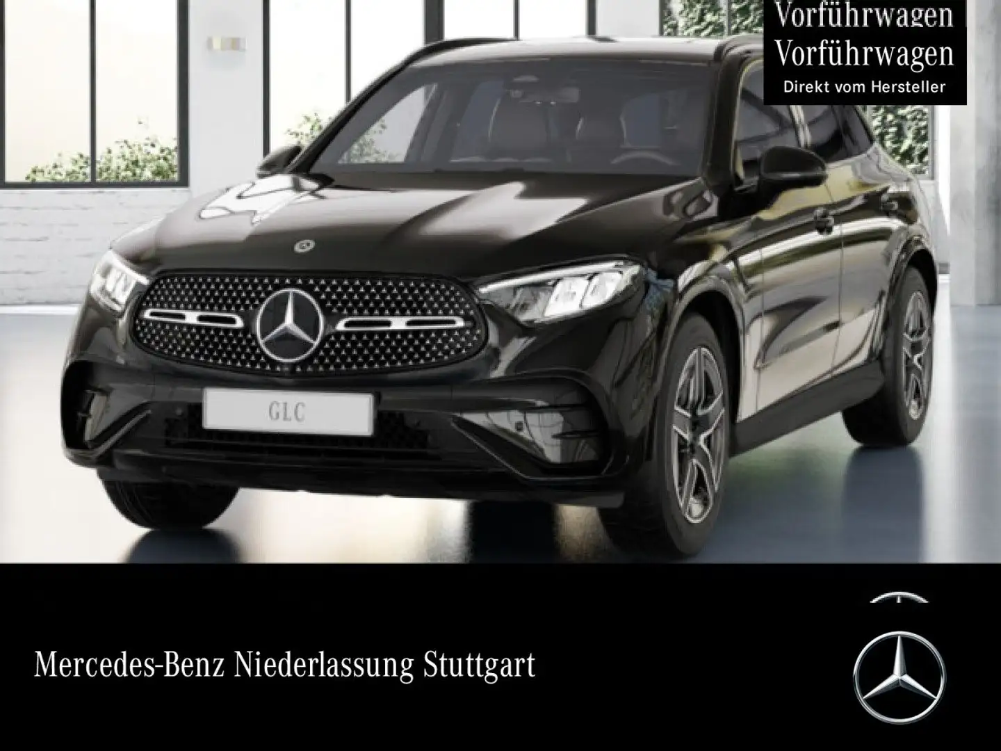 Mercedes-Benz GLC 200 4M AMG+NIGHT+360+AHK+LED+TOTW+KEYLESS+9G Schwarz - 1