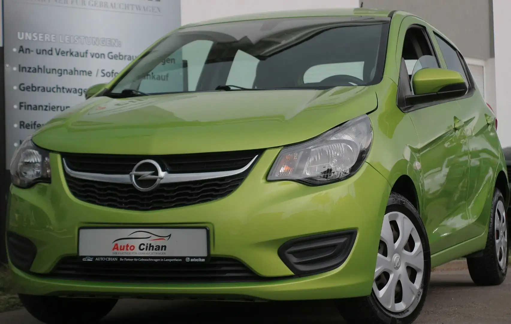 Opel Karl Edition TOP-AUSTATTUNG! WENIG-KM! Zöld - 2