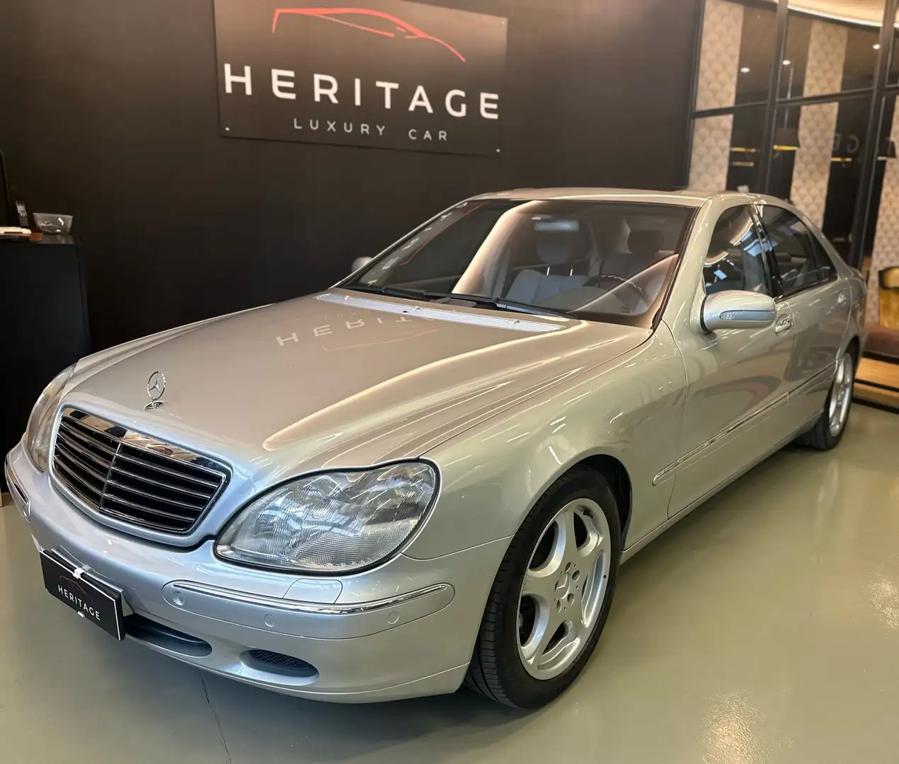 Mercedes-Benz S 500 500 V8 automatica /passo lungo /iper  full /ASI Argintiu - 2