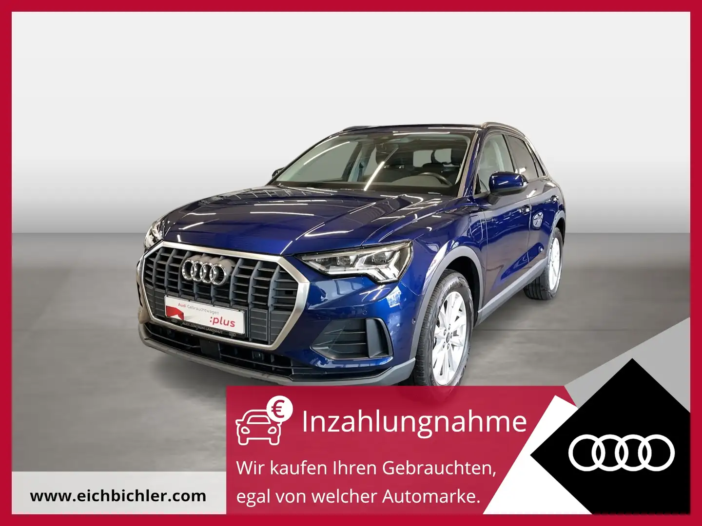 Audi Q3 45 TFSI e S tronic ACC AHK SpurH MATRIX LM Bleu - 1