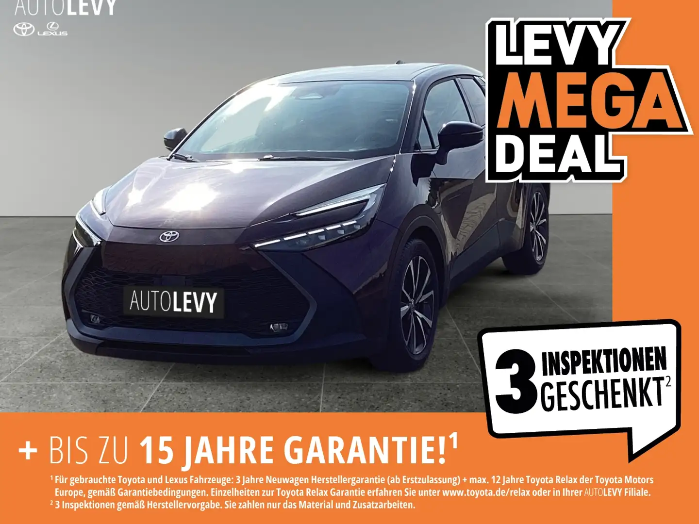 Toyota C-HR 1.8 Hybrid Team D. +CarPlay+Kamera+LED+LM++ Negru - 1