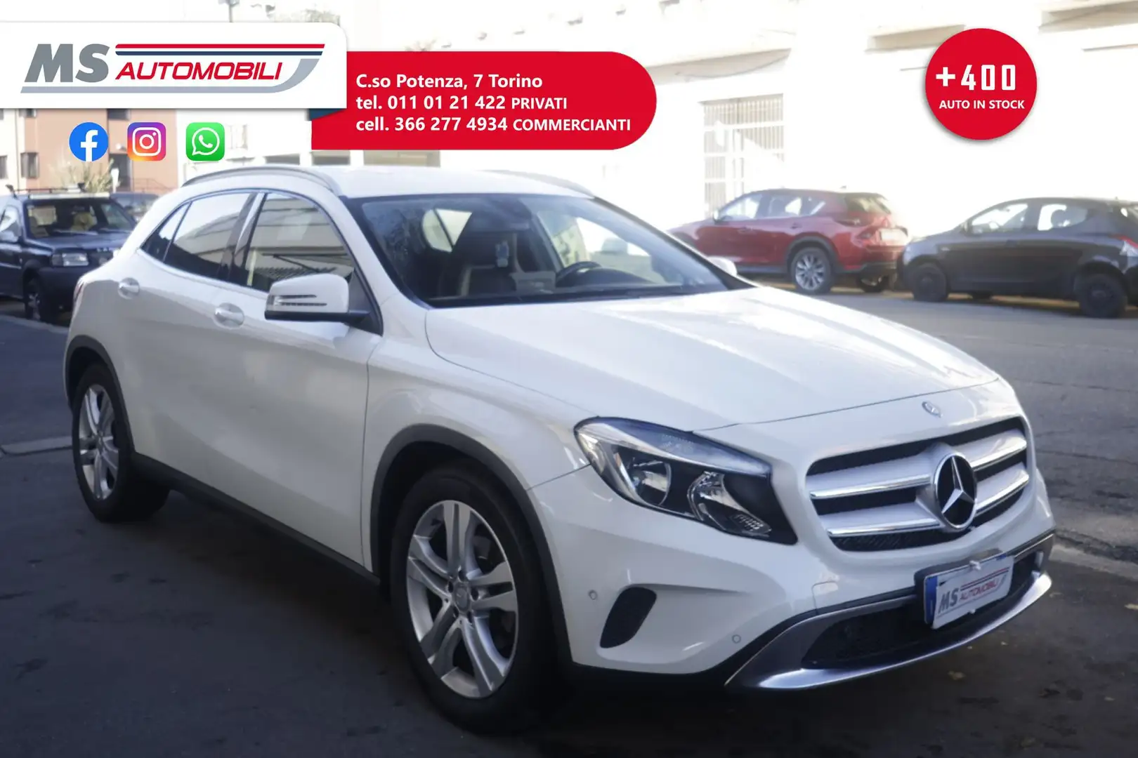 Mercedes-Benz GLA 180 Mercedes-Benz GLA 180 CDI Sport Unicoproprietario Bianco - 2