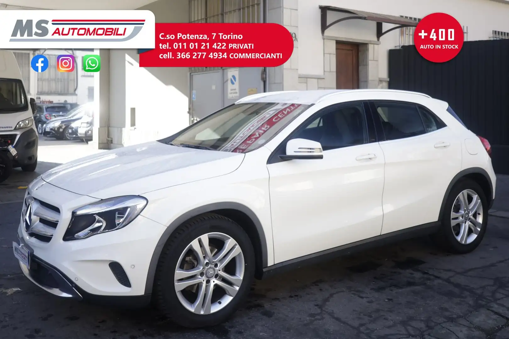 Mercedes-Benz GLA 180 Mercedes-Benz GLA 180 CDI Sport Unicoproprietario Bianco - 1