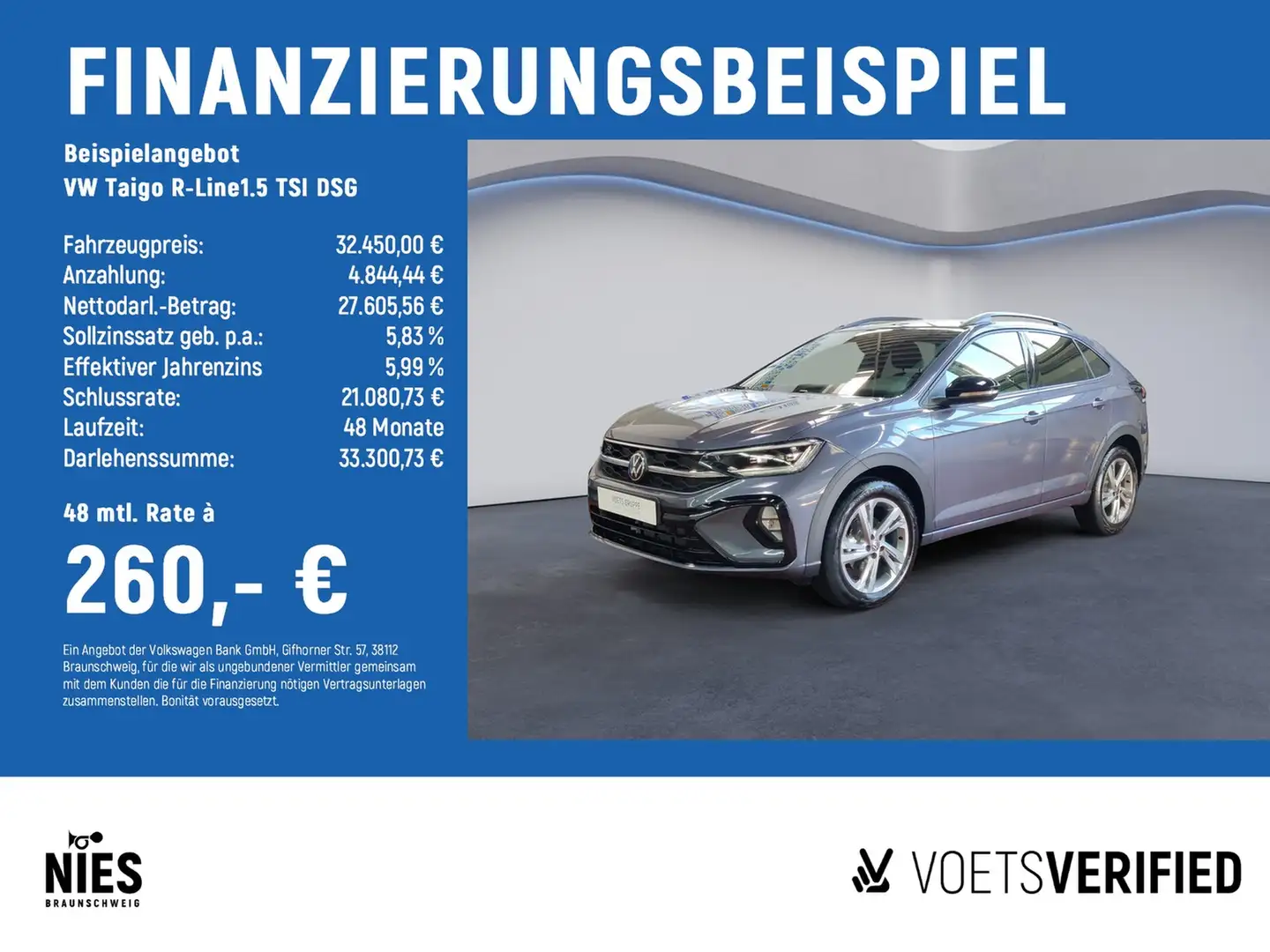 Volkswagen Taigo R-Line1.5 TSI DSG MATRIX-LED+RearView+ACC Gris - 2