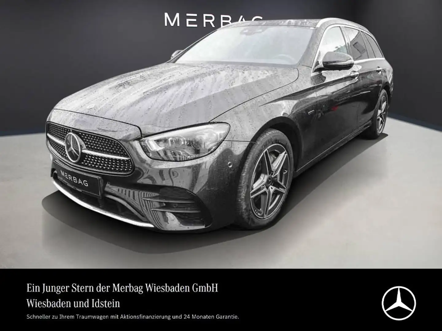 Mercedes-Benz E 300 de T AMG-LINE PANO DISTRONIC AHK BURMESTER Grau - 1