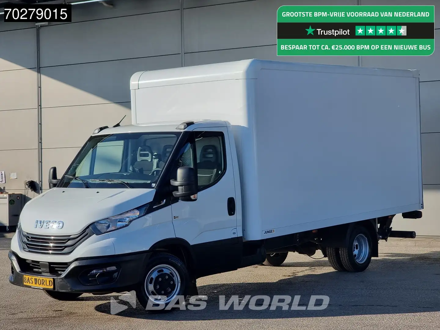 Iveco Daily 35C16 Automaat Laadklep Bakwagen Dubbellucht Airco Blanco - 1