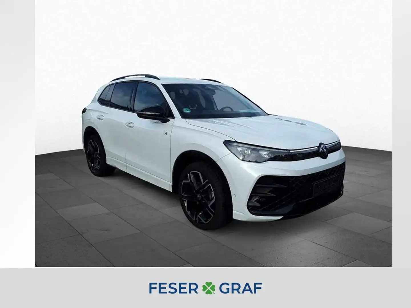 Volkswagen Tiguan 2.0 TDI DSG R-Line BLACK NAVI IQ.LIGHT Weiß - 1