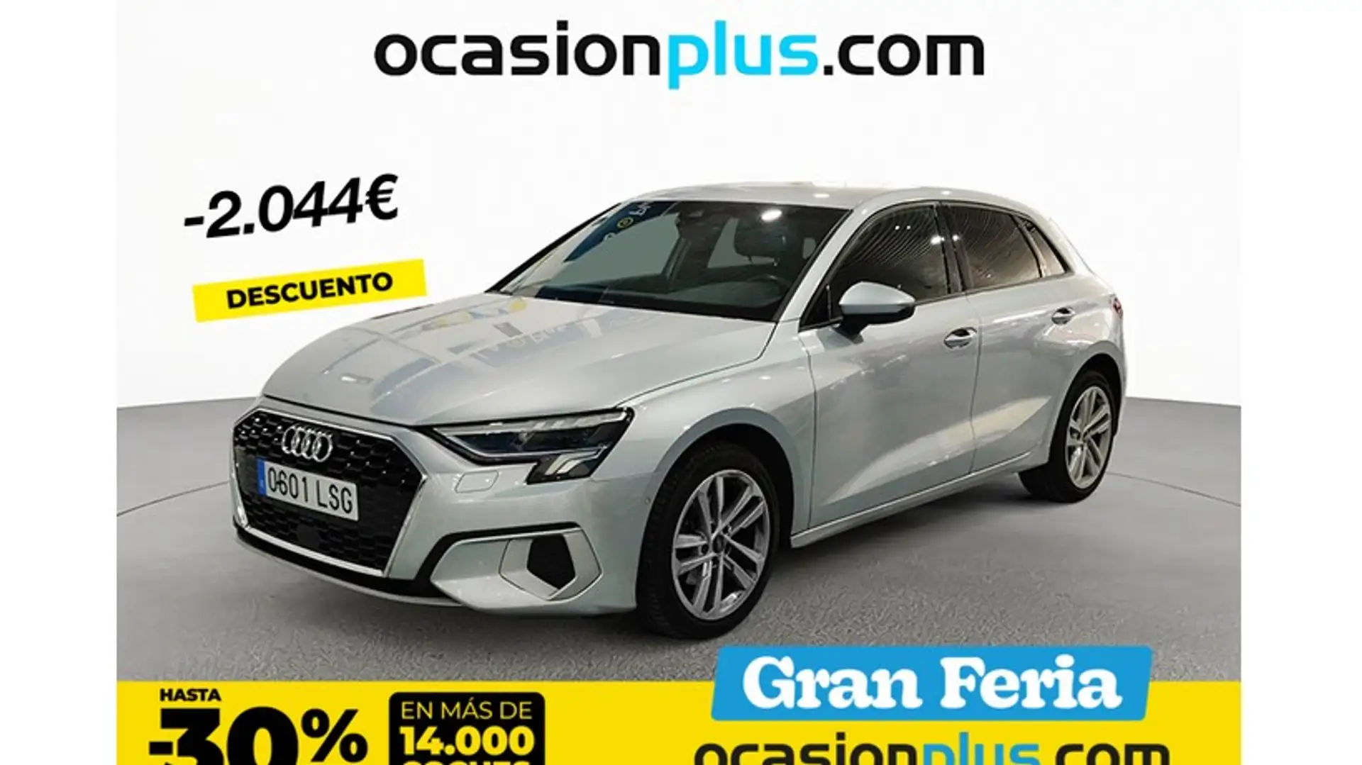 Audi A3 Sportback 30TDI Advanced Argent - 1