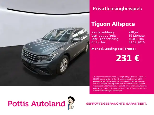 Volkswagen Tiguan Allspace 1.5 TSI DSG LIFE AHK NAVI SITZHZ
